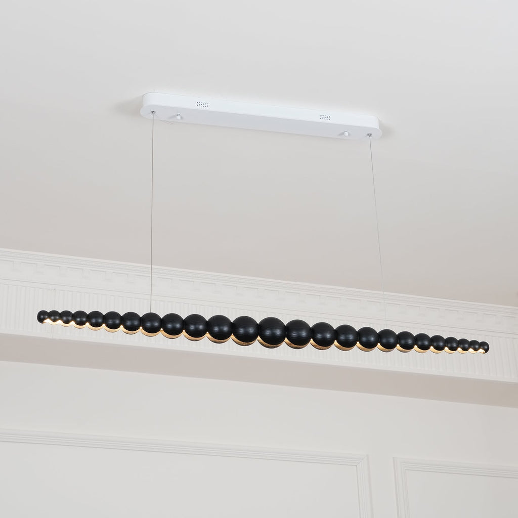 Favon Beaded Wooden Chandelier