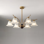 Civinora Brass Alabaster Chandelier