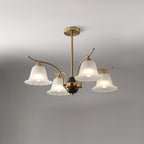 Civinora Brass Alabaster Chandelier