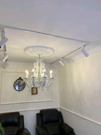 Lustra Pendant Lamp Candle Holder Crystal Beads