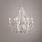Lustra Pendant Lamp Candle Holder Crystal Beads