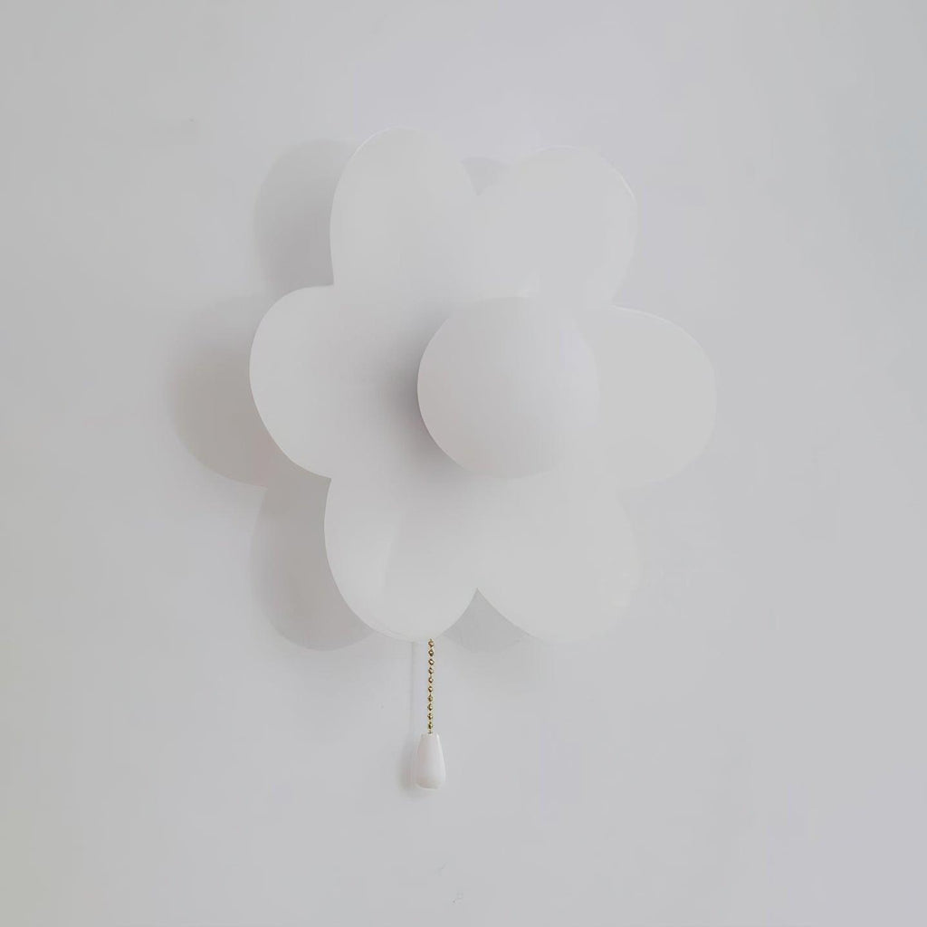 Acroma Nordic Art Flowers Resin Wall Lamp
