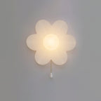 Acroma Nordic Art Flowers Resin Wall Lamp