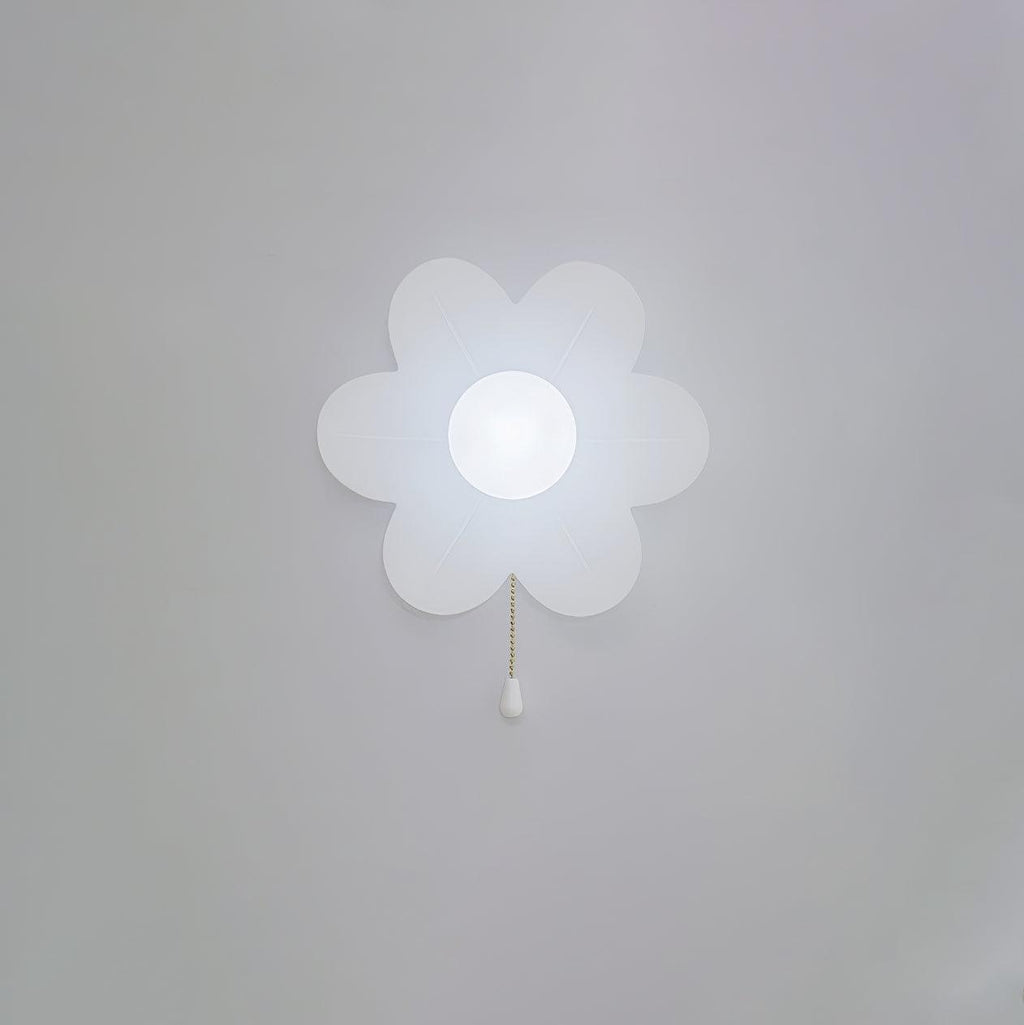 Acroma Nordic Art Flowers Resin Wall Lamp
