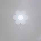 Acroma Nordic Art Flowers Resin Wall Lamp