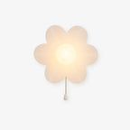 Acroma Nordic Art Flowers Resin Wall Lamp