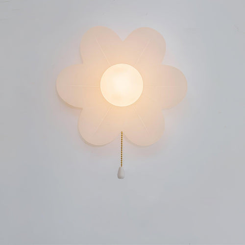Acroma Nordic Art Flowers Resin Wall Lamp