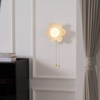Acroma Nordic Art Flowers Resin Wall Lamp