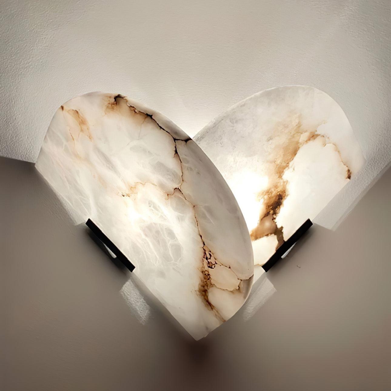Cevelaris Heart Alabaster Wall Light