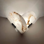 Cevelaris Heart Alabaster Wall Light