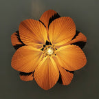 Lyra Folded Leaf Lotus Pendant Lamp Paper