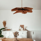 Lyra Folded Leaf Lotus Pendant Lamp Paper