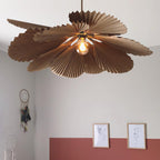 Lyra Folded Leaf Lotus Pendant Lamp Paper