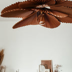 Lyra Folded Leaf Lotus Pendant Lamp Paper