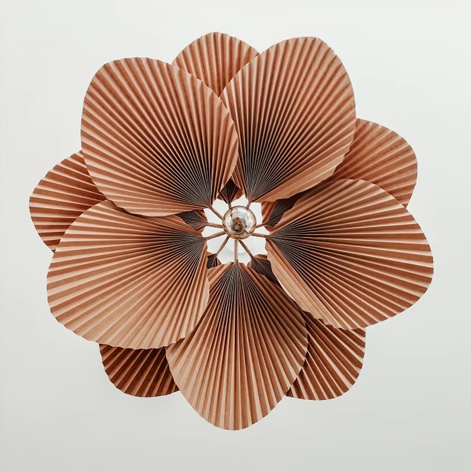 Lyra Folded Leaf Lotus Pendant Lamp Paper