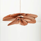 Lyra Folded Leaf Lotus Pendant Lamp Paper