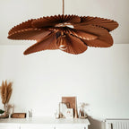 Lyra Folded Leaf Lotus Pendant Lamp Paper