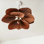 Lyra Folded Leaf Lotus Pendant Lamp Paper