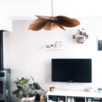 Lyra Folded Leaf Lotus Pendant Lamp Paper
