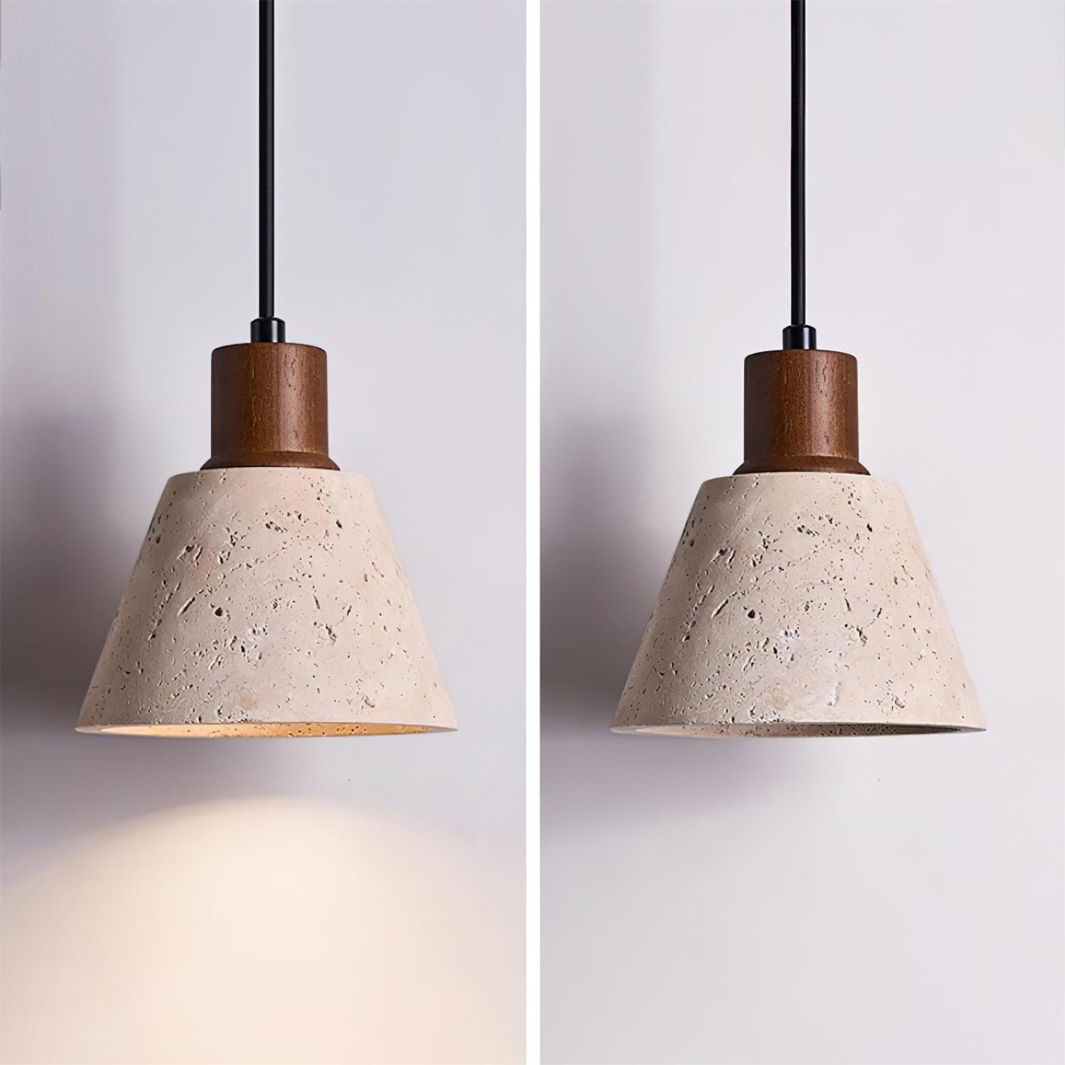 Ritta Pendant Light Travertine Cluster
