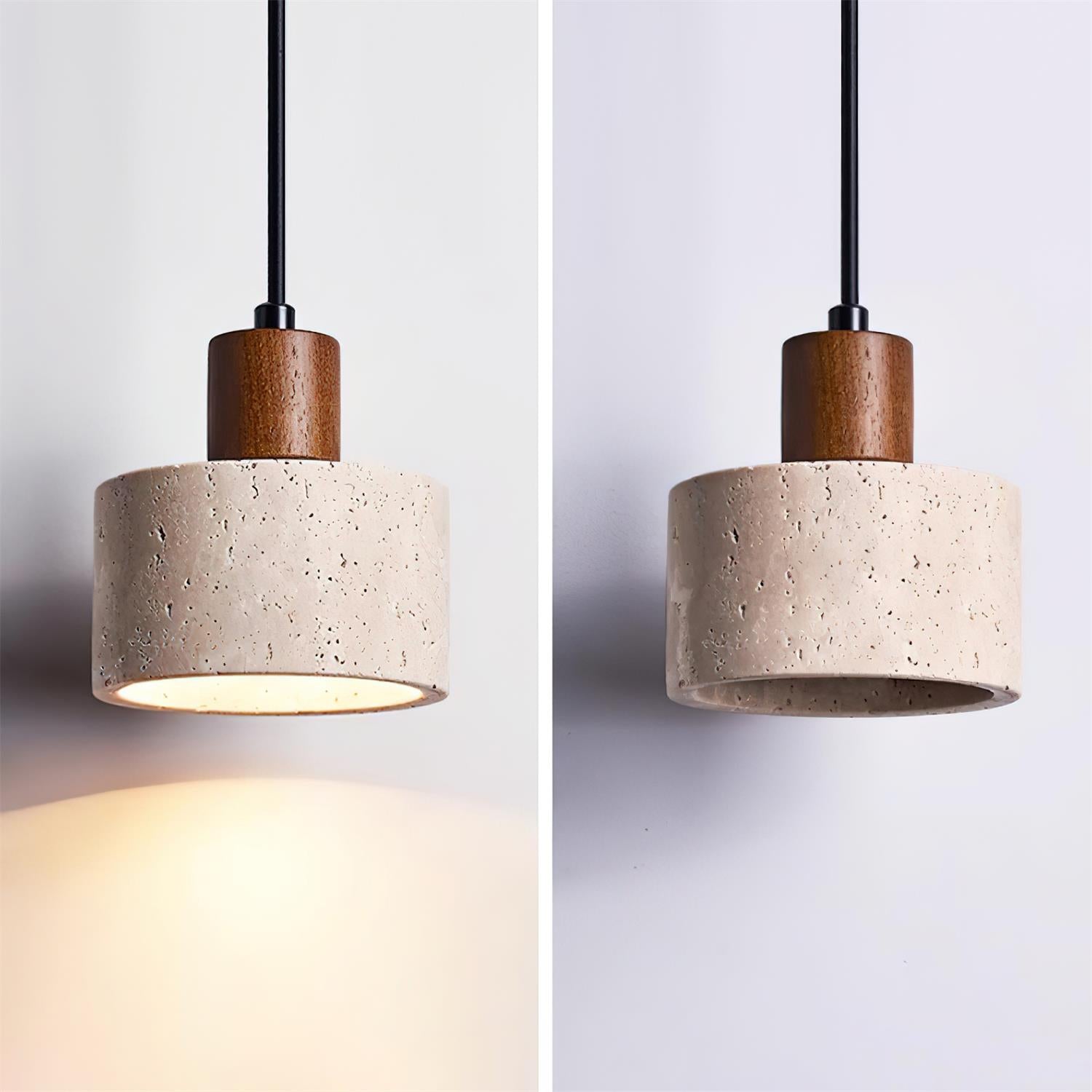 Ritta Pendant Light Travertine Cluster