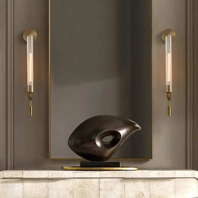 Lucian Indoor Wall Lamp Glass Farmhouse