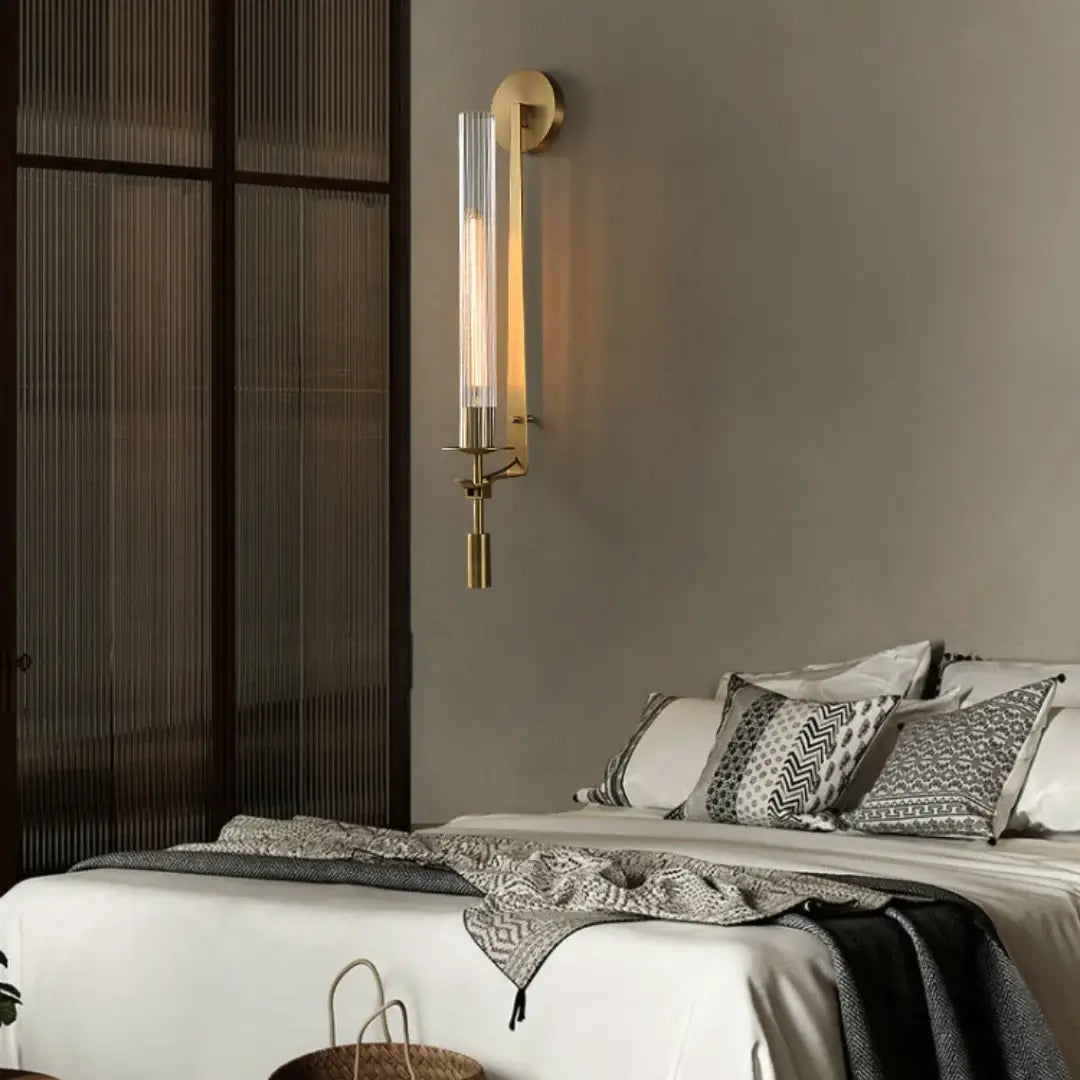 Lucian Indoor Wall Lamp Glass Farmhouse