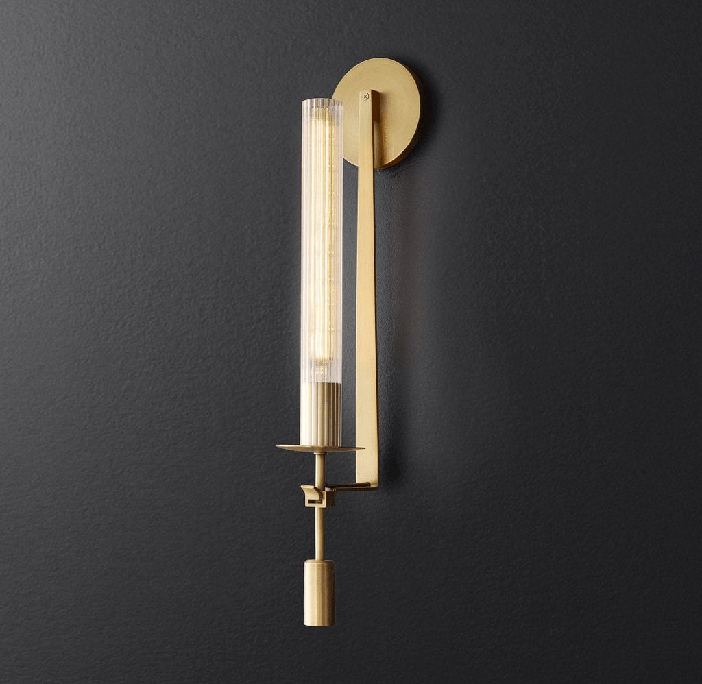 Lucian Indoor Wall Lamp Glass Farmhouse