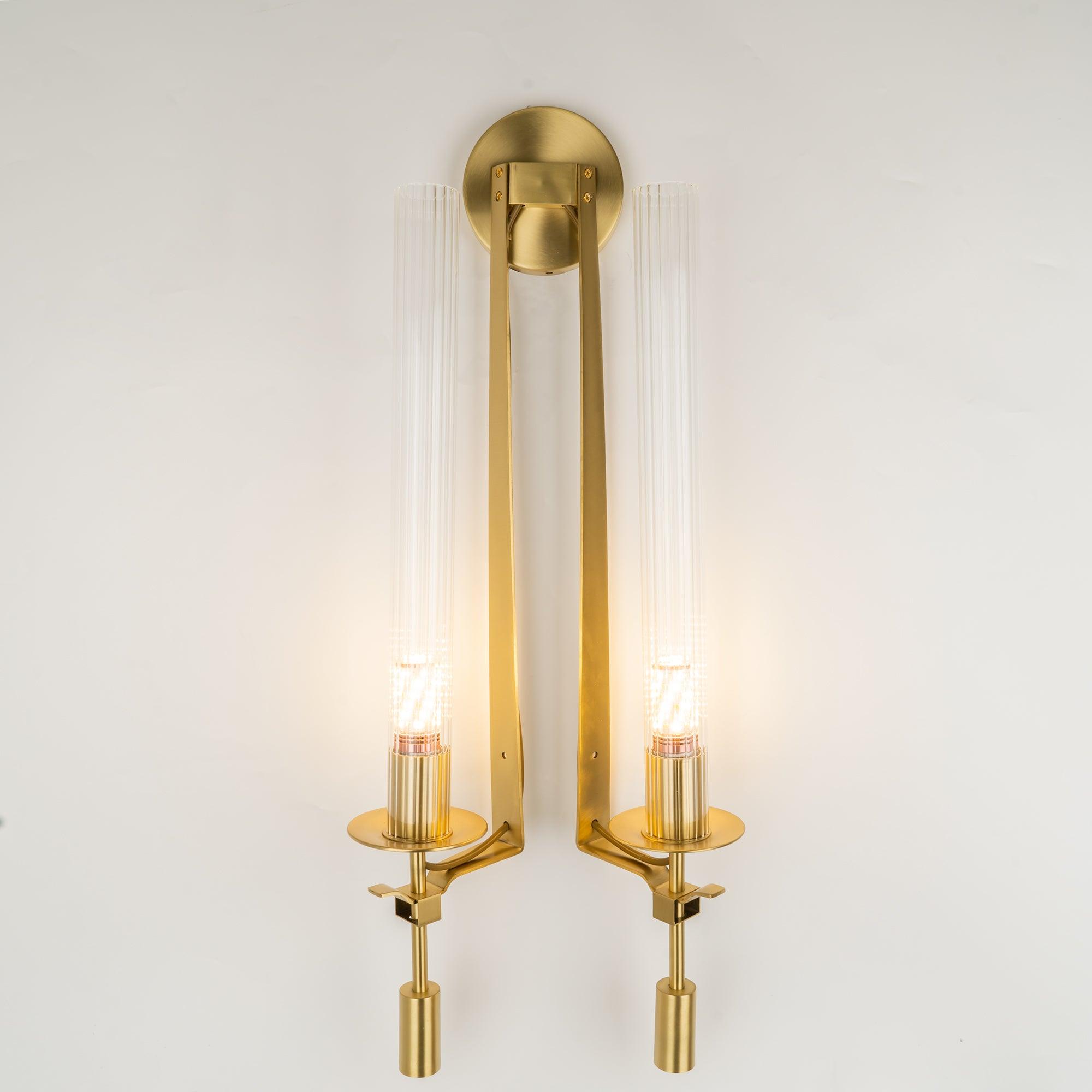 Lucian Indoor Wall Lamp Glass Farmhouse