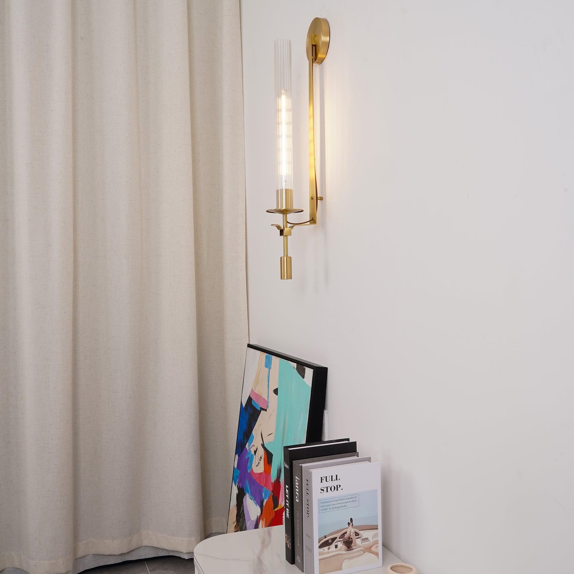 Lucian Indoor Wall Lamp Glass Farmhouse