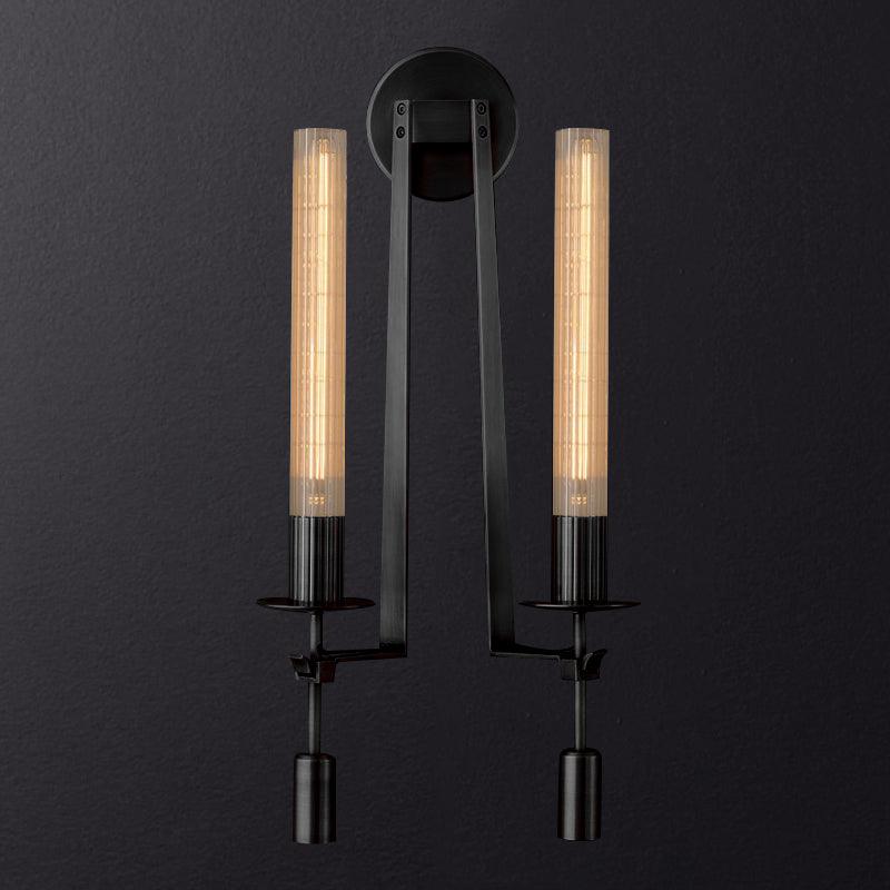 Lucian Indoor Wall Lamp Glass Farmhouse