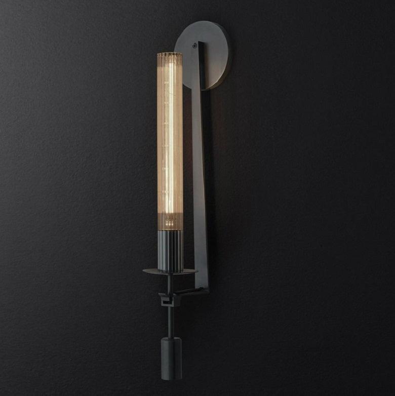 Lucian Indoor Wall Lamp Glass Farmhouse
