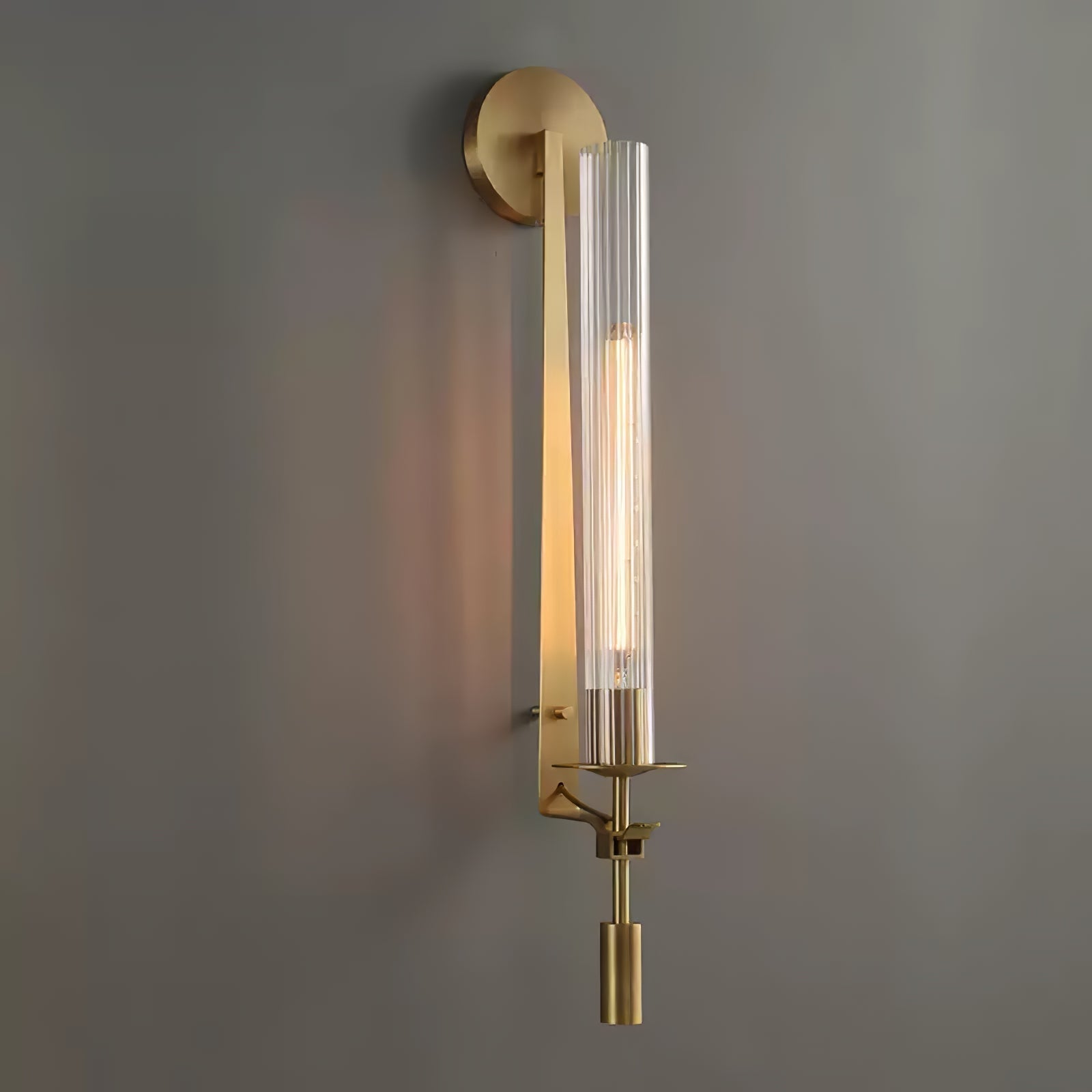 Lucian Indoor Wall Lamp Glass Farmhouse