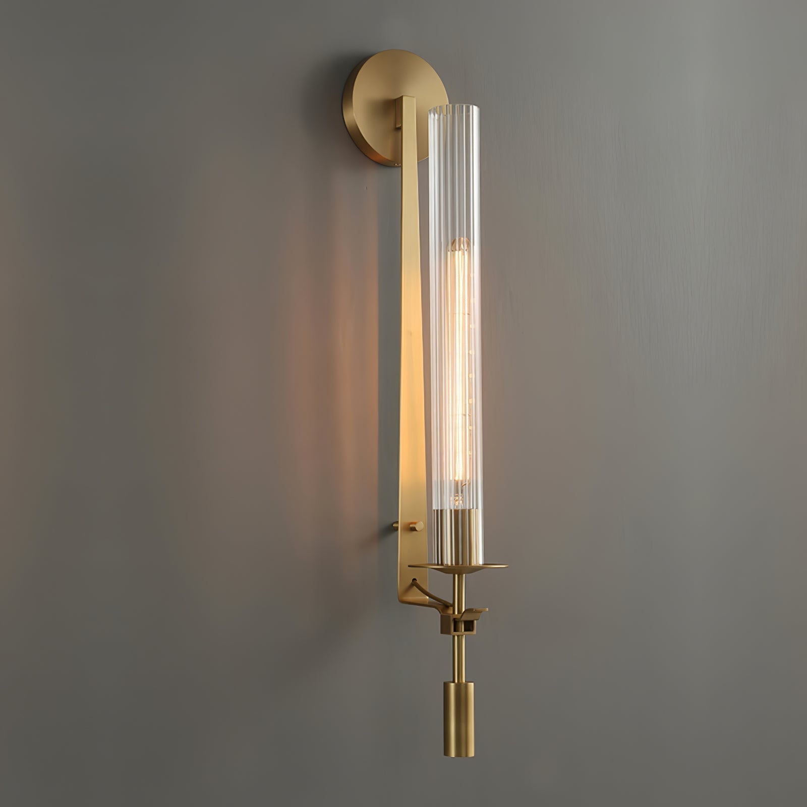 Lucian Indoor Wall Lamp Glass Farmhouse