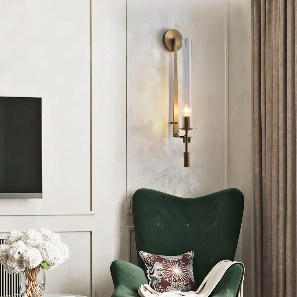 Lucian Indoor Wall Lamp Glass Farmhouse