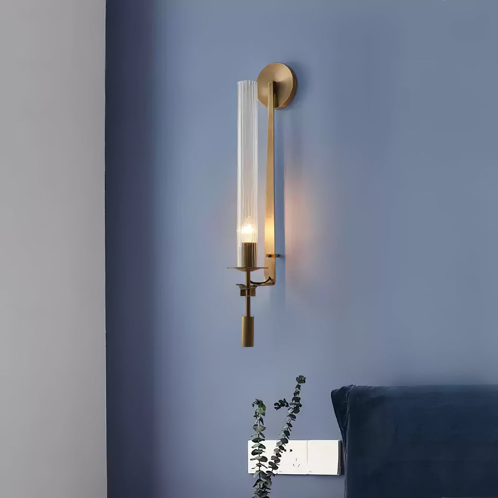 Lucian Indoor Wall Lamp Glass Farmhouse