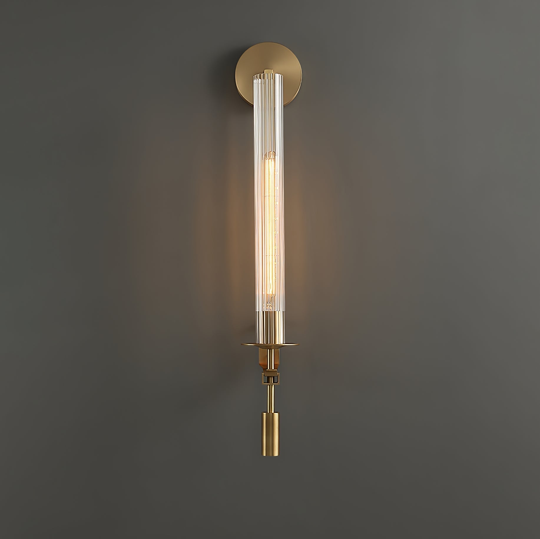 Lucian Indoor Wall Lamp Glass Farmhouse