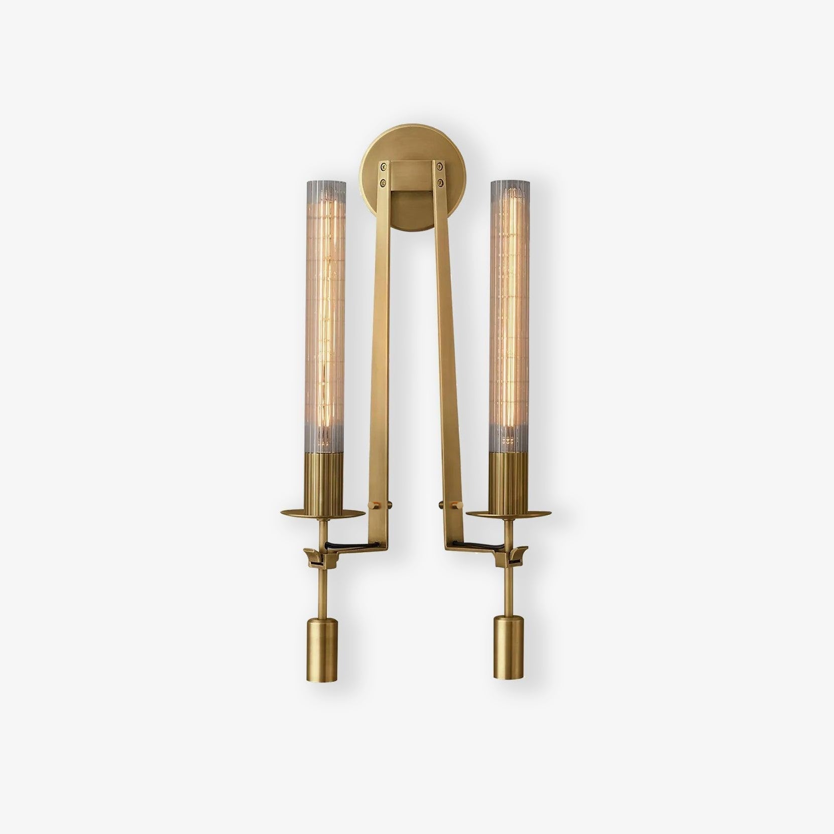 Lucian Indoor Wall Lamp Glass Farmhouse