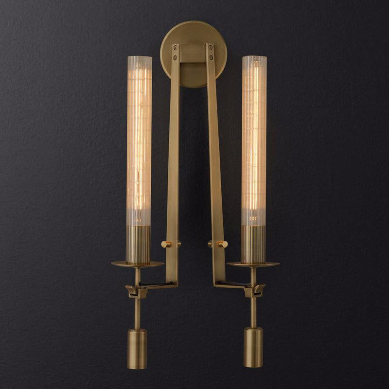 Lucian Indoor Wall Lamp Glass Farmhouse