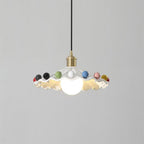 Pixen Wavy Ceramic Shade Pendant Lamp