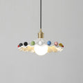 Pixen Wavy Ceramic Shade Pendant Lamp
