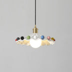 Pixen Wavy Ceramic Shade Pendant Lamp