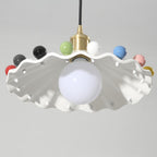 Pixen Wavy Ceramic Shade Pendant Lamp