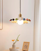 Pixen Wavy Ceramic Shade Pendant Lamp