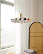 Pixen Wavy Ceramic Shade Pendant Lamp