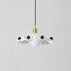 Pixen Wavy Ceramic Shade Pendant Lamp