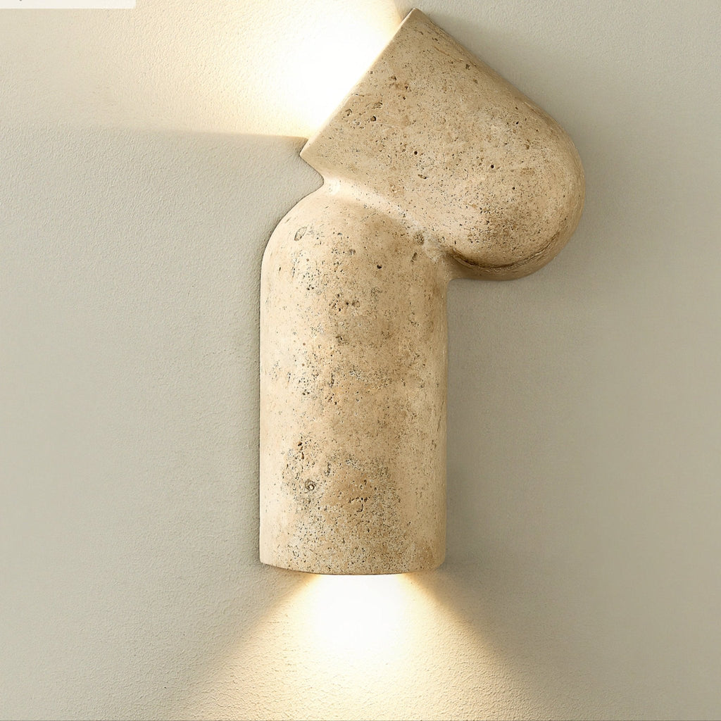Valoreth Travertine Wall Light