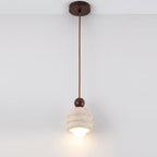 Ritta Travertine Ripple Pendant Light