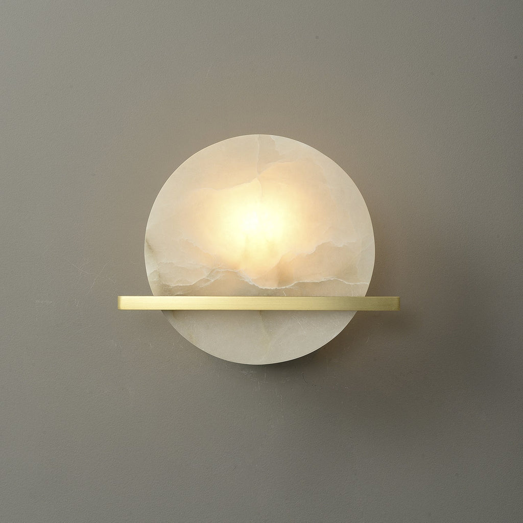 Vomiror Sphere Alabaster Wall Light
