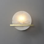 Vomiror Sphere Alabaster Wall Light